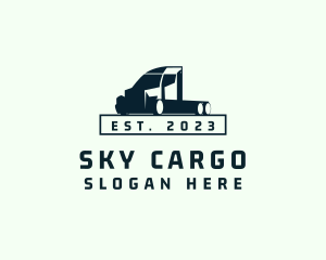 Truck Logistics Vehicle logo design