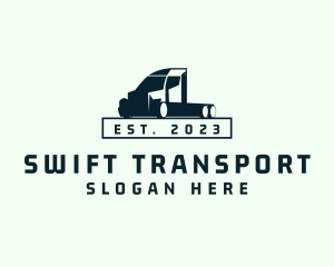 Truck Logistics Vehicle logo design