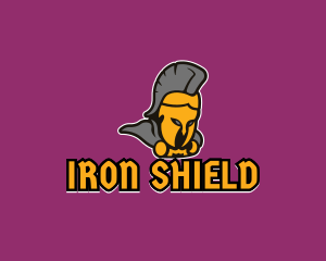 Armor - Spartan Armored  Warrior logo design