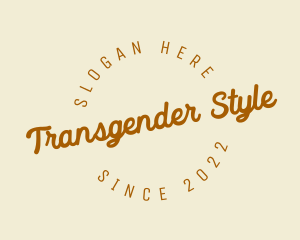 Styling Retro Brand logo design