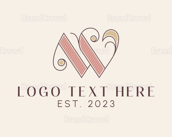 Fancy Letter W Logo