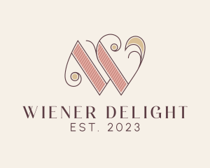 Fancy Letter W logo design