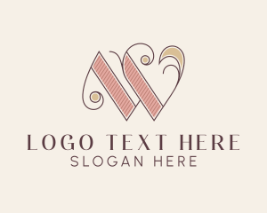 Fancy Letter W Logo
