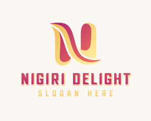 Design Studio Letter N logo design