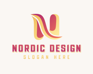 Design Studio Letter N logo design