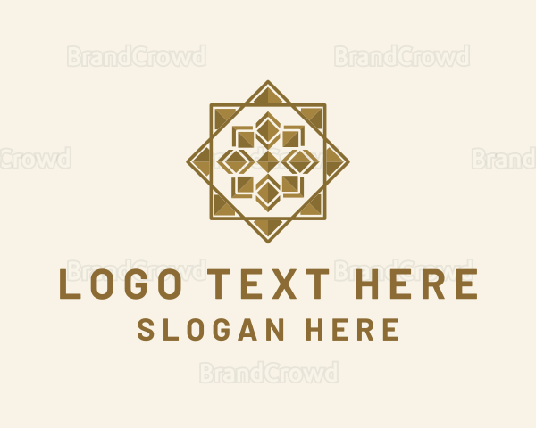 Floor Tile Pattern Logo