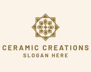 Ceramic - Floor Tile Pattern logo design