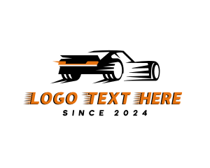 Racer - Vehicle Muscle Car logo design