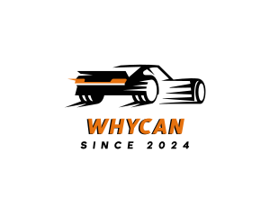 Racecar - Vehicle Muscle Car logo design
