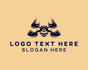Videography - Flying Aerial Drone logo design