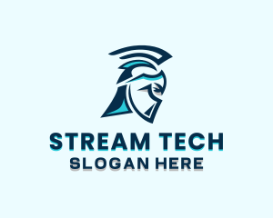 Streamer - Knight Warrior Streamer logo design