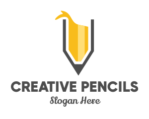 Yellow Pencil Splash logo design