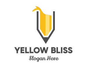 Yellow Pencil Splash logo design