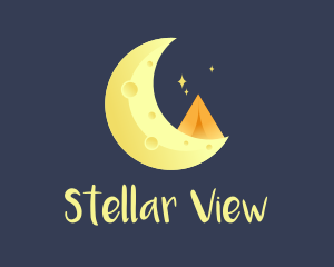 Yellow Moon Tent logo design