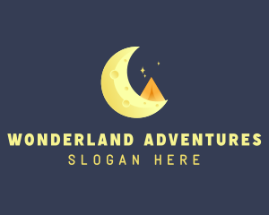 Yellow Moon Tent logo design