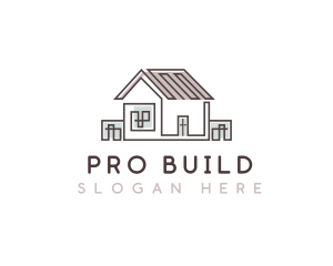 House Contractor Builder logo design