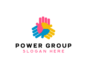 People Volunteer Support logo design