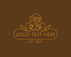 Spa - Floral Flower Gardening logo design