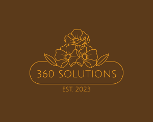 Floral Flower Gardening logo design