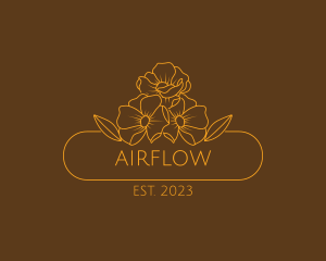 Floral Flower Gardening logo design