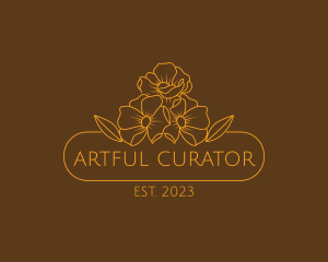 Floral Flower Gardening logo design