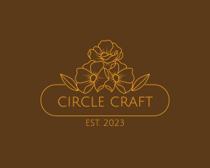 Floral Flower Gardening logo design