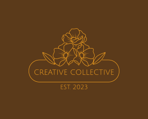 Floral Flower Gardening logo design