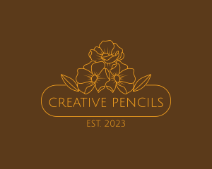 Floral Flower Gardening logo design