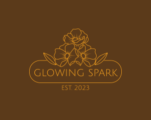 Floral Flower Gardening logo design