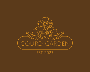 Floral Flower Gardening logo design