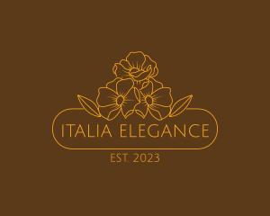 Floral Flower Gardening logo design