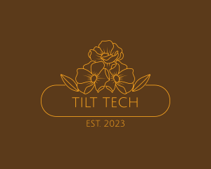 Floral Flower Gardening logo design