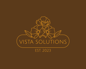 Floral Flower Gardening logo design