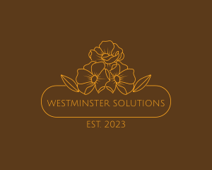 Floral Flower Gardening logo design