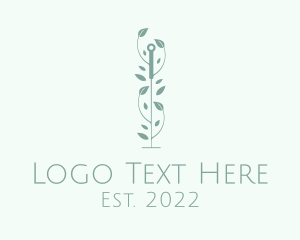 Traditional - Vine Herb Acupuncture logo design