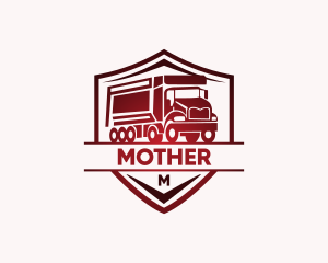 Delivery Truck Transportation Logo