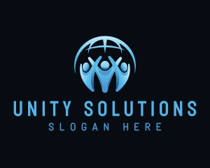 Corporate Unity People logo design