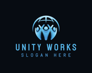 Corporate Unity People logo design