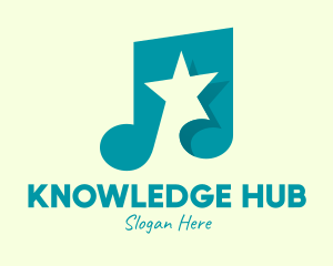 Playlist - Pop Music Star logo design