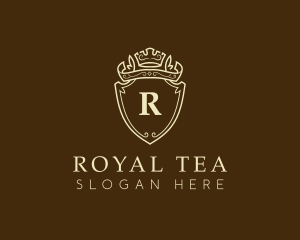 Royal Crown Shield Crest logo design