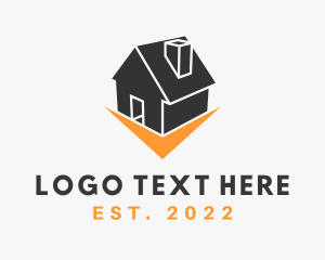 Architect - House Real Estate Contractor logo design