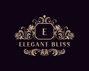 Stylish Wedding Florist logo design