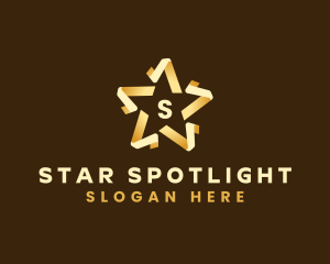 Premium Star Fold logo design