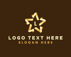 Multimedia - Premium Star Fold logo design