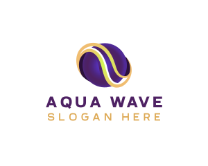 Global Sphere Tech Wave logo design