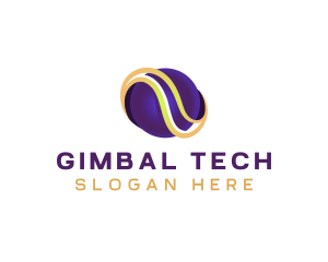 Global Sphere Tech Wave logo design