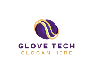 Global Sphere Tech Wave logo design