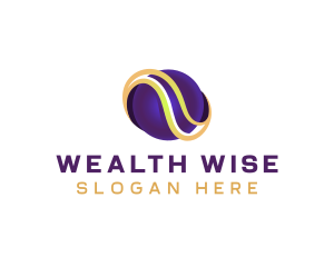 Investor - Global Sphere Tech Wave logo design