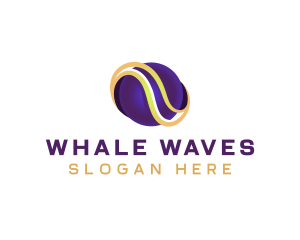 Global Sphere Tech Wave logo design