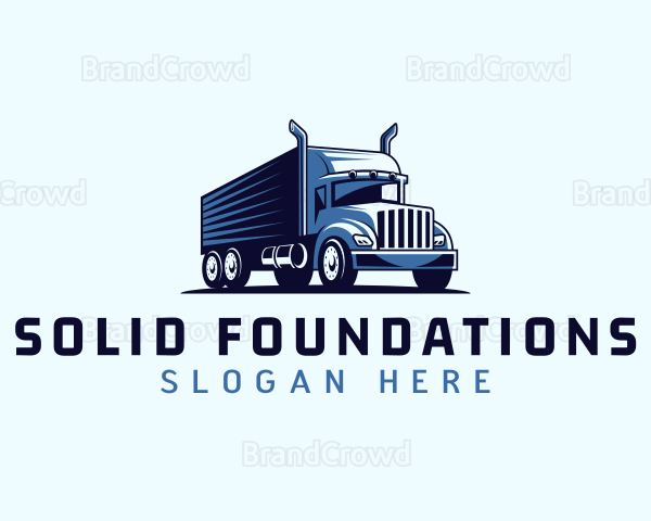 Trucking Cargo Transport Logo